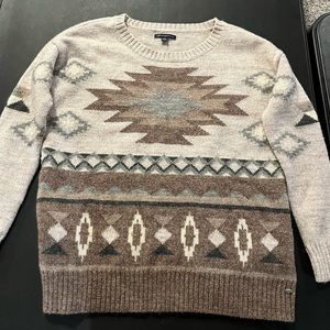 American eagle Aztec sweater size small